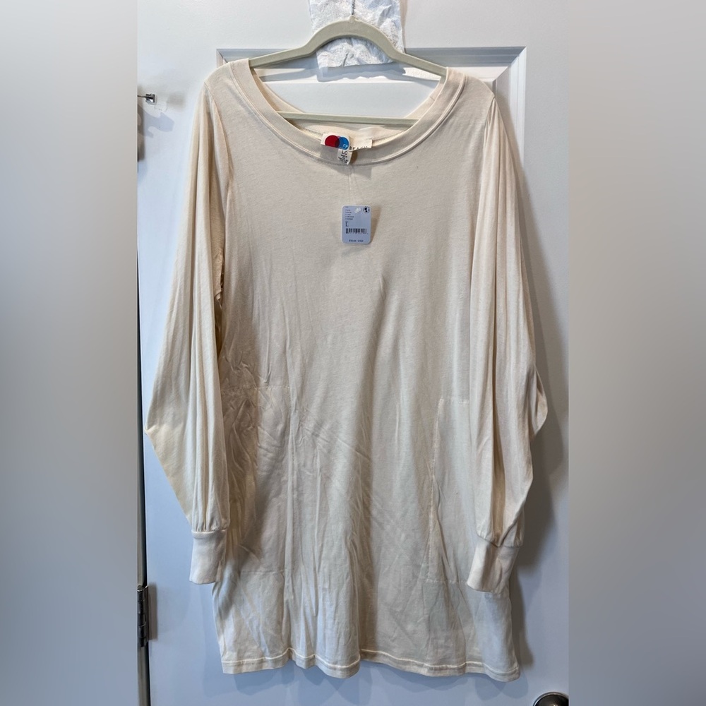 FREE PEOPLE BEACH COVER-UP SHIRT DRESS WITH POCKETS